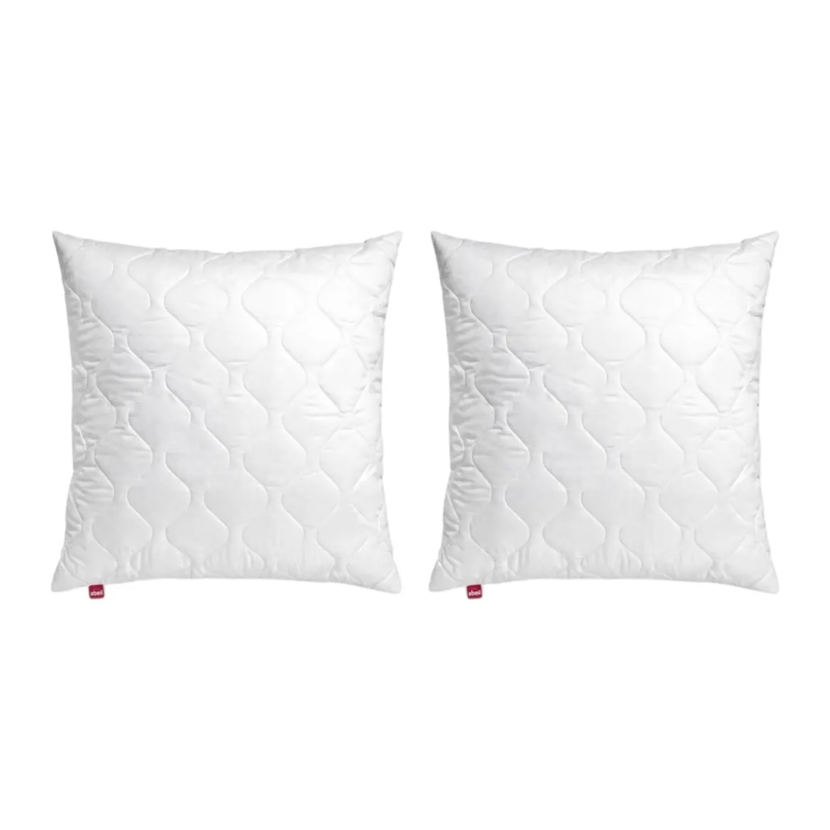 ABEIL 2er-Set Kopfkissen, Memory-Schaum, 60 x 60 cm, weiß - B-Ware sehr gut