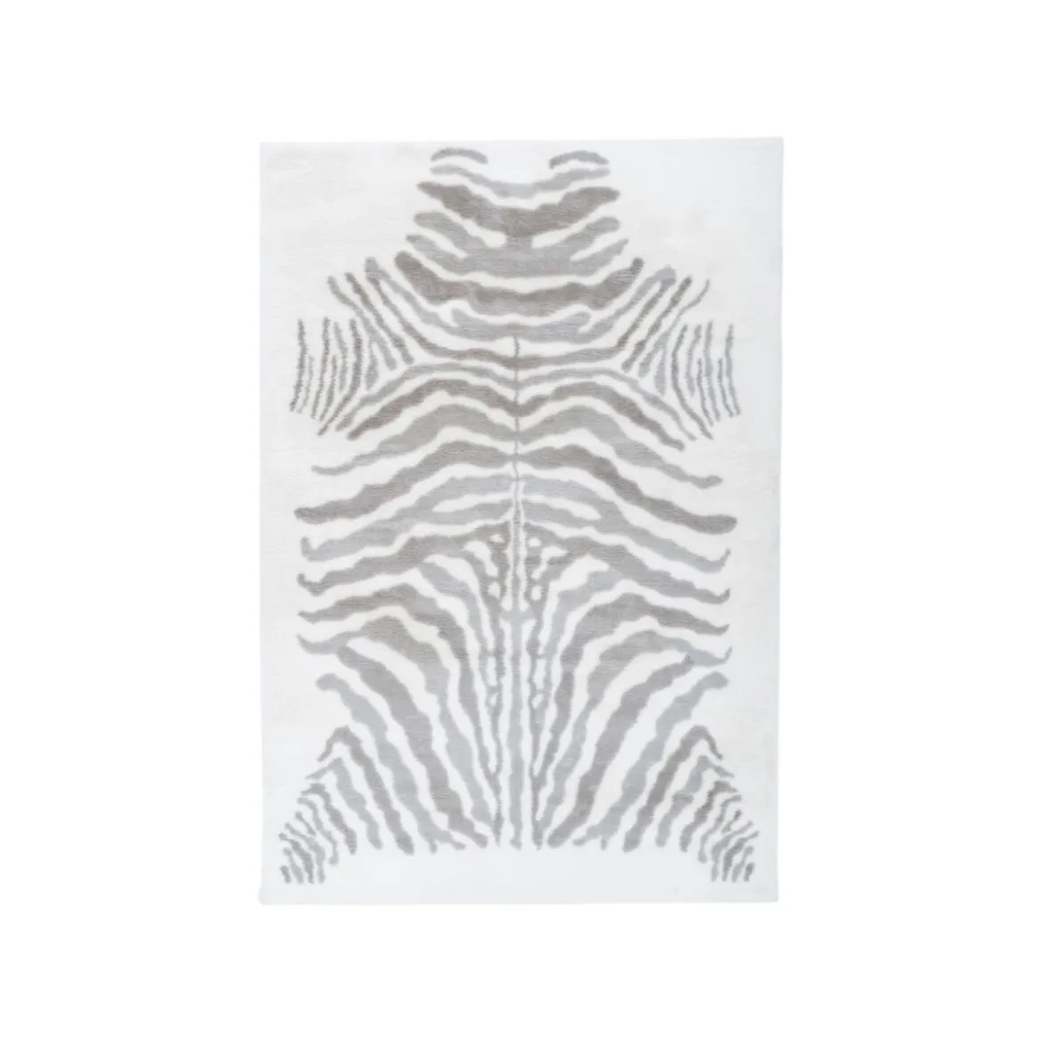 Arte Espina Teppich »Rabbit Animal« mit softer Oberfläche (400, grau / weiß, 120 cm x 160 cm) - B-Ware neuwertig