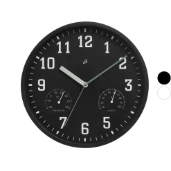 AURIOL® Wanduhr mit Thermo- und Hygrometer - B-Ware