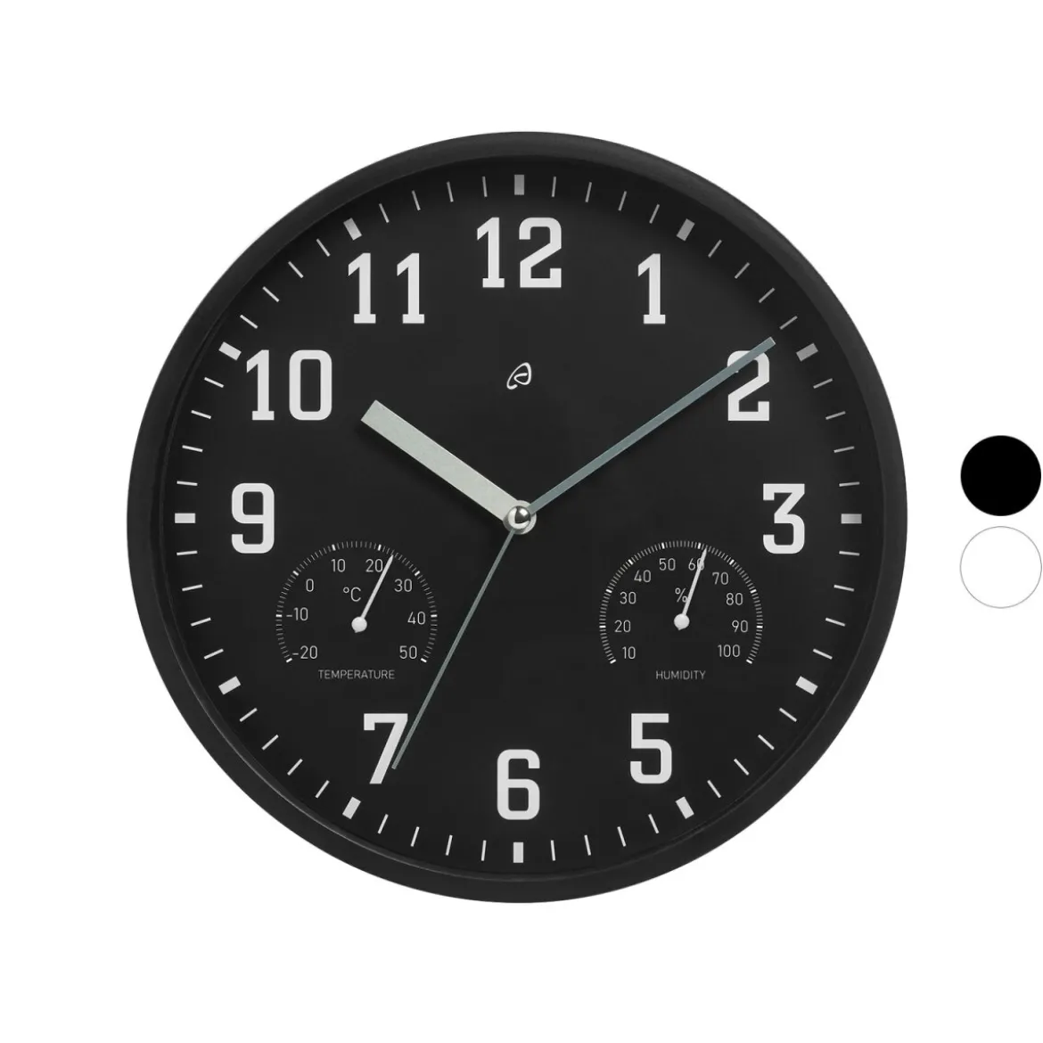 AURIOL® Wanduhr mit Thermo- und Hygrometer - B-Ware