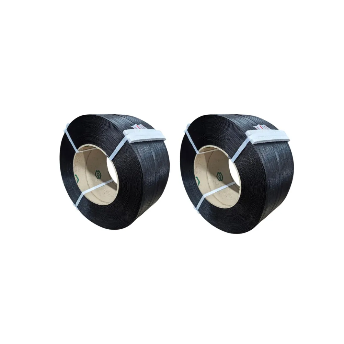 Bang & Co PP-Umreifungsband 12 × 0,55 mm schwarz – 2 Rollen à 2500 m - B-Ware neuwertig