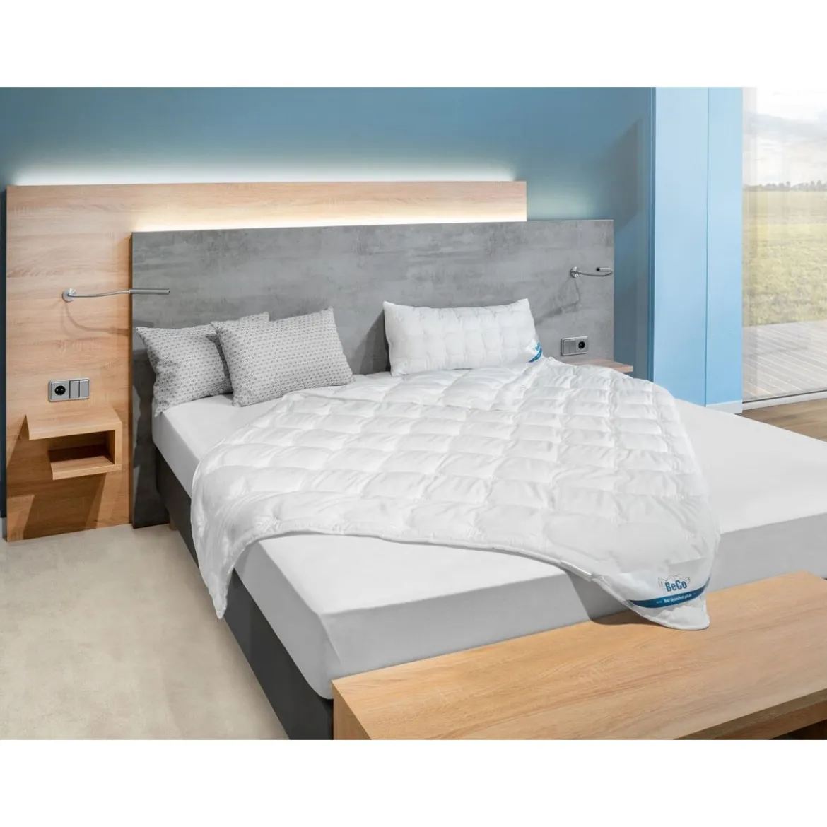 BeCo Sommer-Bettdecke »Medibett Cotton Soft«, perfekte Klimatisierung, leicht - B-Ware