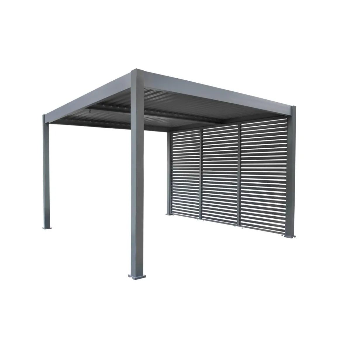 bellavista - Home & Garden® Sichtschutz-Lamellenelement »Oasis« (130 cm, Anthrazit) - B-Ware sehr gut