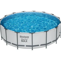 Bestway Frame Pool Komplett-Set Steel Pro MAX™, mit Filterpumpe, Ø 457 x 122 cm - B-Ware sehr gut