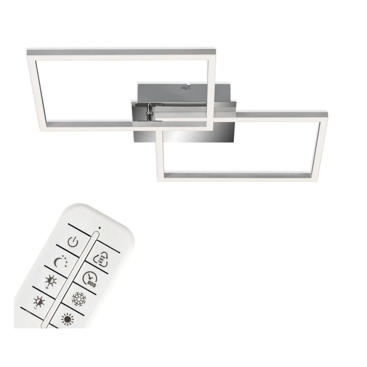 Briloner CCT LED Design Deckenleuchte, Lichttemperatur + Helligkeit regulierbar - B-Ware