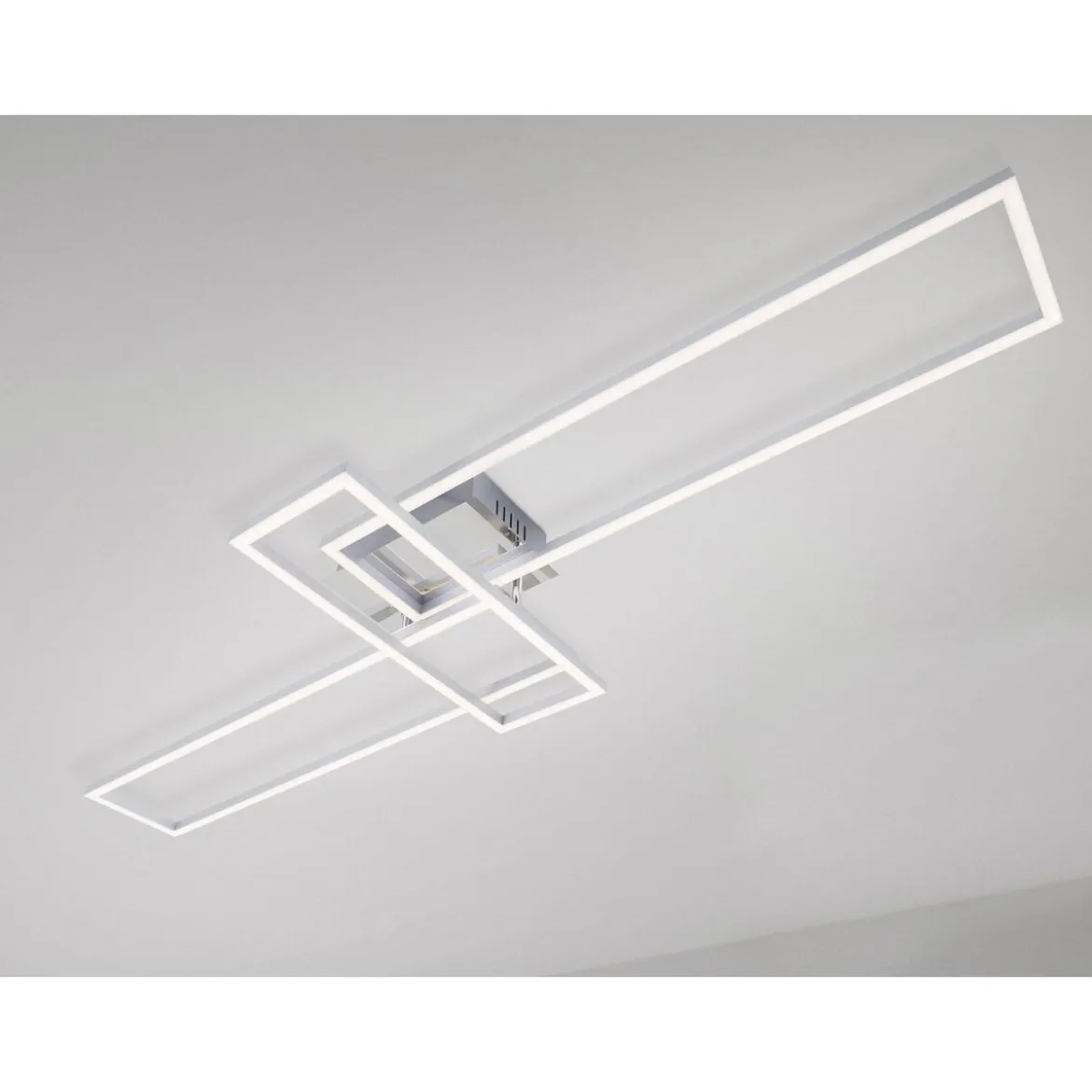 Briloner CCT LED Design Deckenleuchte, Lichttemperatur + Helligkeit regulierbar - B-Ware