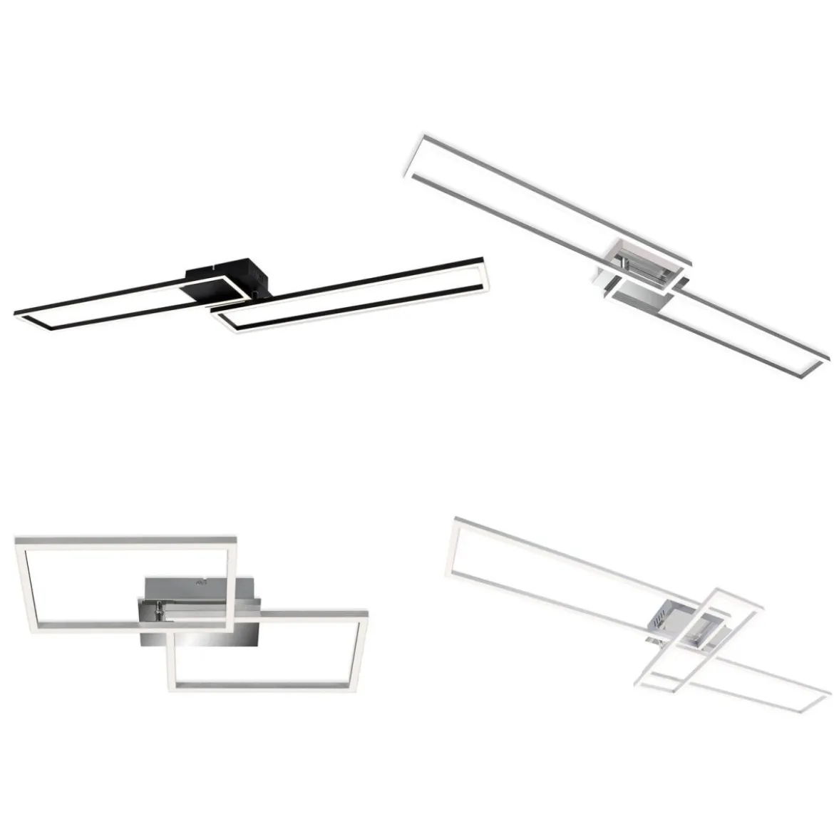 Briloner CCT LED Design Deckenleuchte, Lichttemperatur + Helligkeit regulierbar - B-Ware