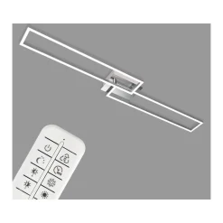 Briloner CCT LED Design Deckenleuchte, Lichttemperatur + Helligkeit regulierbar - B-Ware