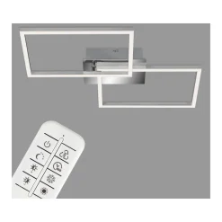 Briloner CCT LED Design Deckenleuchte, Lichttemperatur + Helligkeit regulierbar - B-Ware