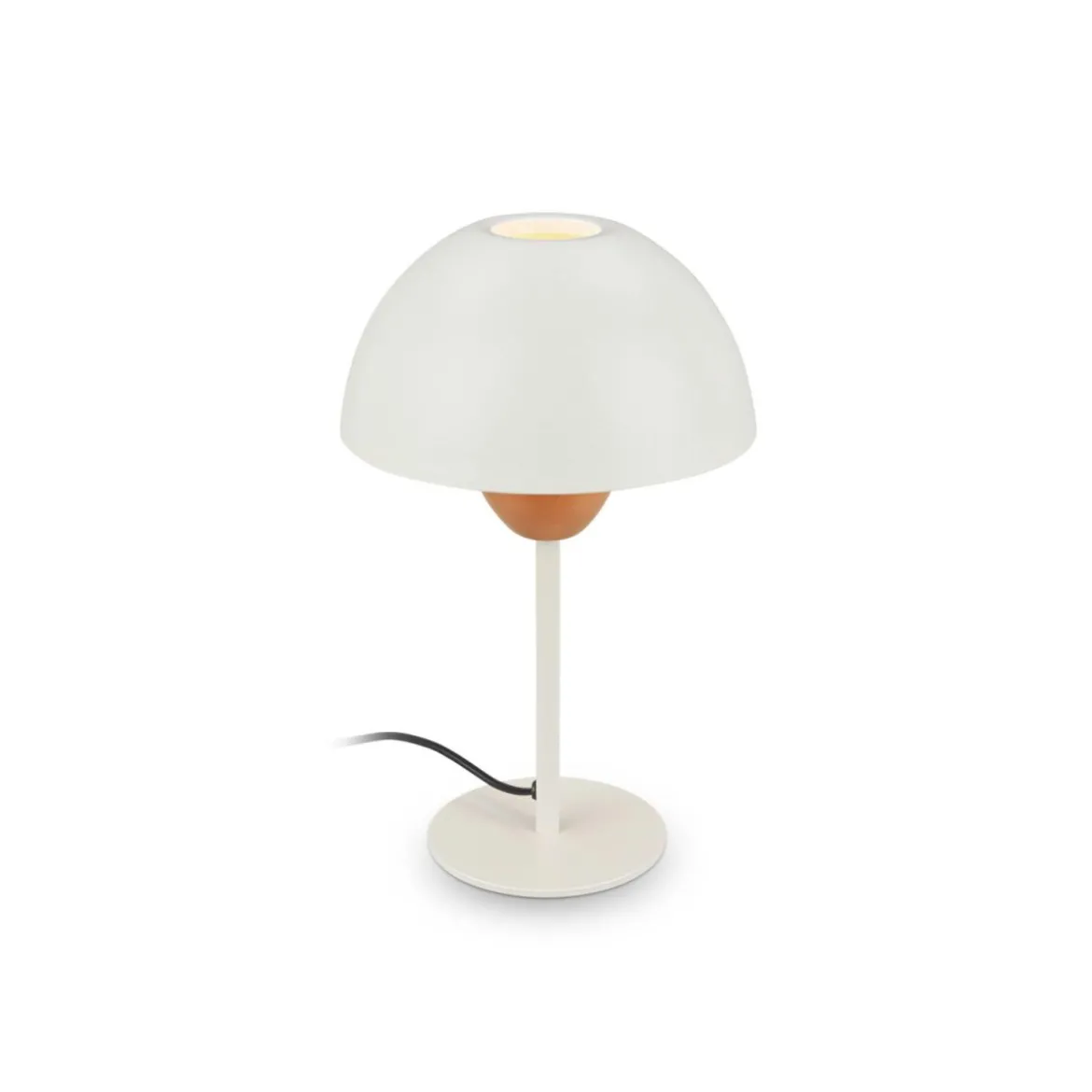 Briloner Tischleuchte GRYDE, 1-flammig, warm grey/coffee - B-Ware neuwertig