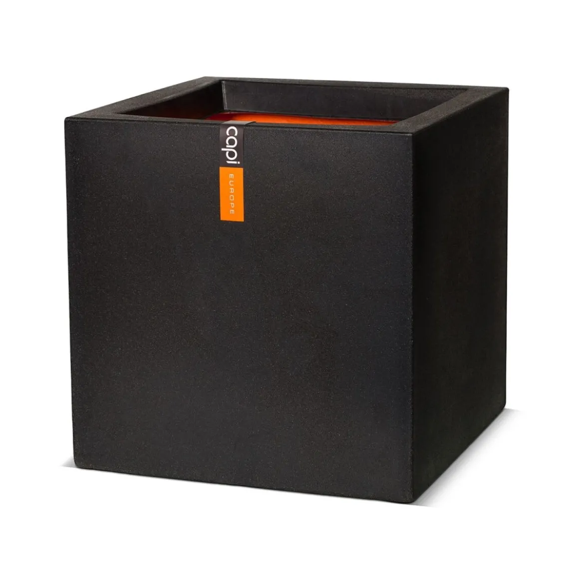 Capi Europe Blumentopf »Smooth«, quadratisch, schwarz, 30x30 cm oder 40x40 cm (30x30x30 cm) - B-Ware sehr gut