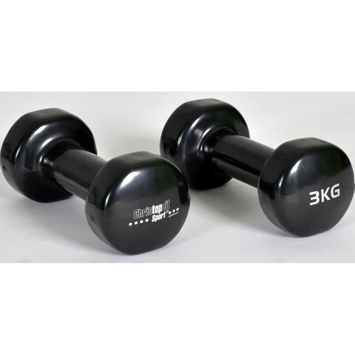Christopeit Sport® Vinyl Hanteln, 2 x 3 kg - B-Ware neuwertig