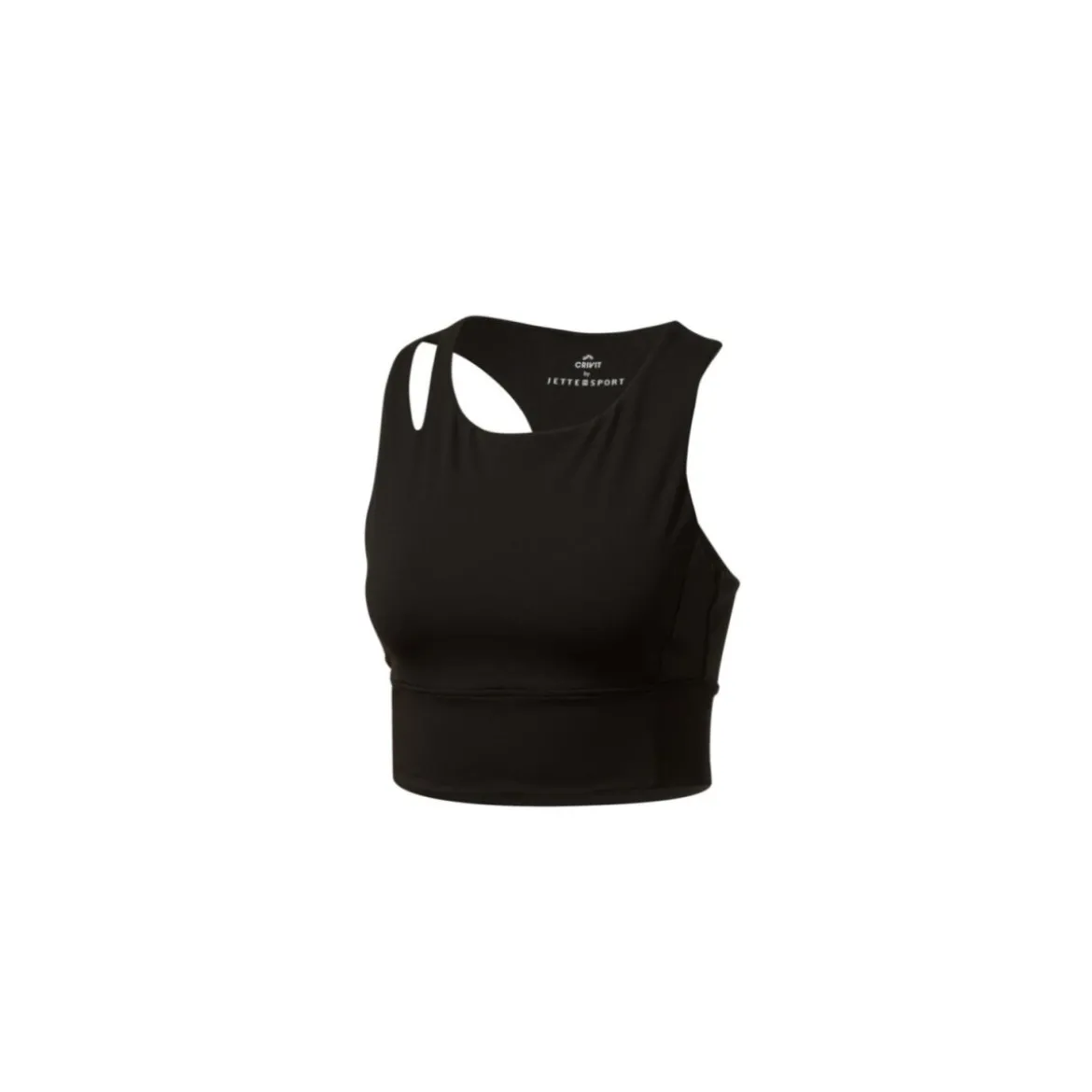 Crivit by Jette Sport Damen Sportbustier (Schwarz, M(40/42)) - B-Ware neuwertig