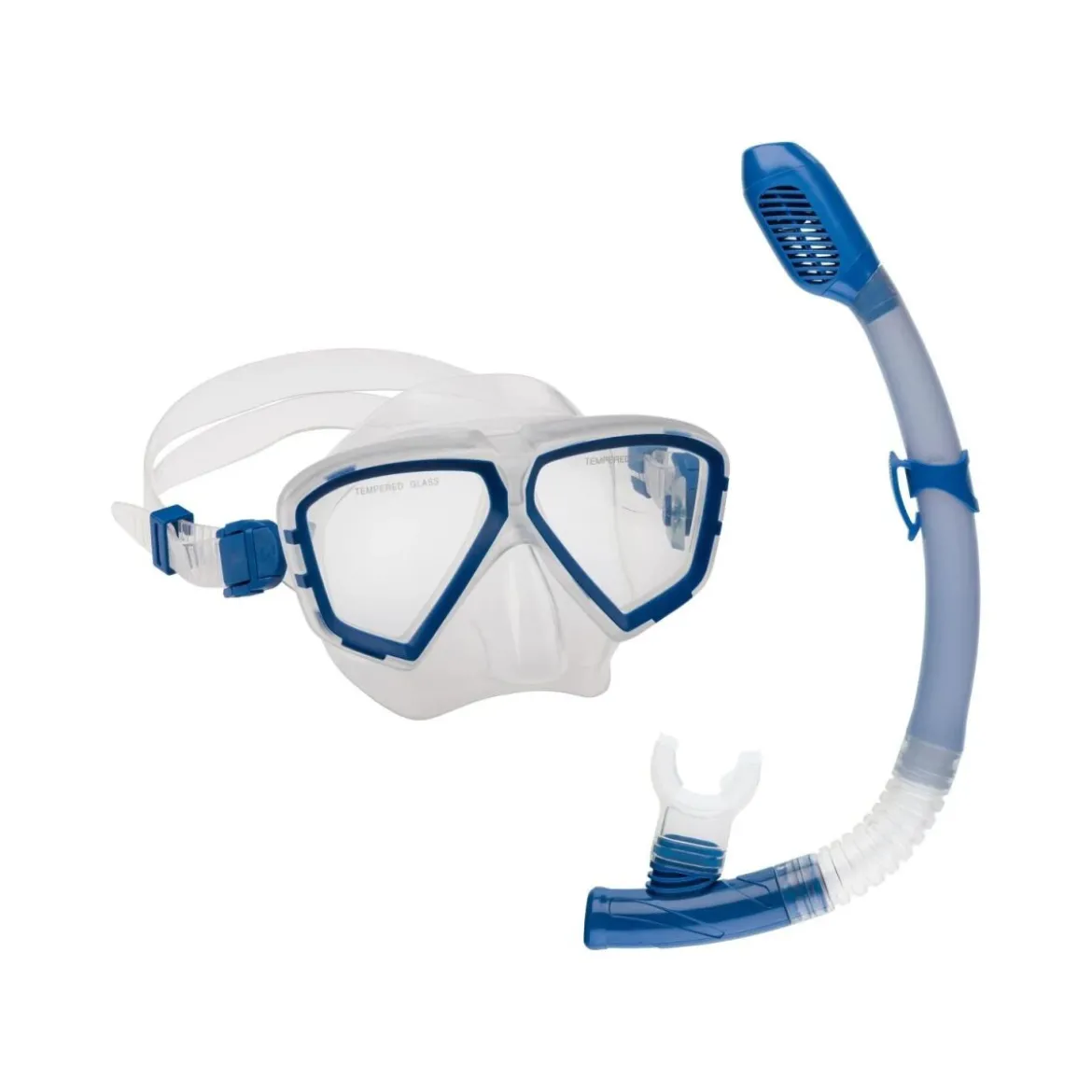 CRIVIT Damen Herren Schnorchel-Set für Erwachsene, 2tlg. - B-Ware
