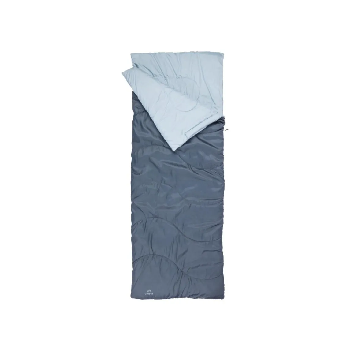 CRIVIT Deckenschlafsack, mit 2-Wege-Reißverschluss (Grau) - B-Ware sehr gut