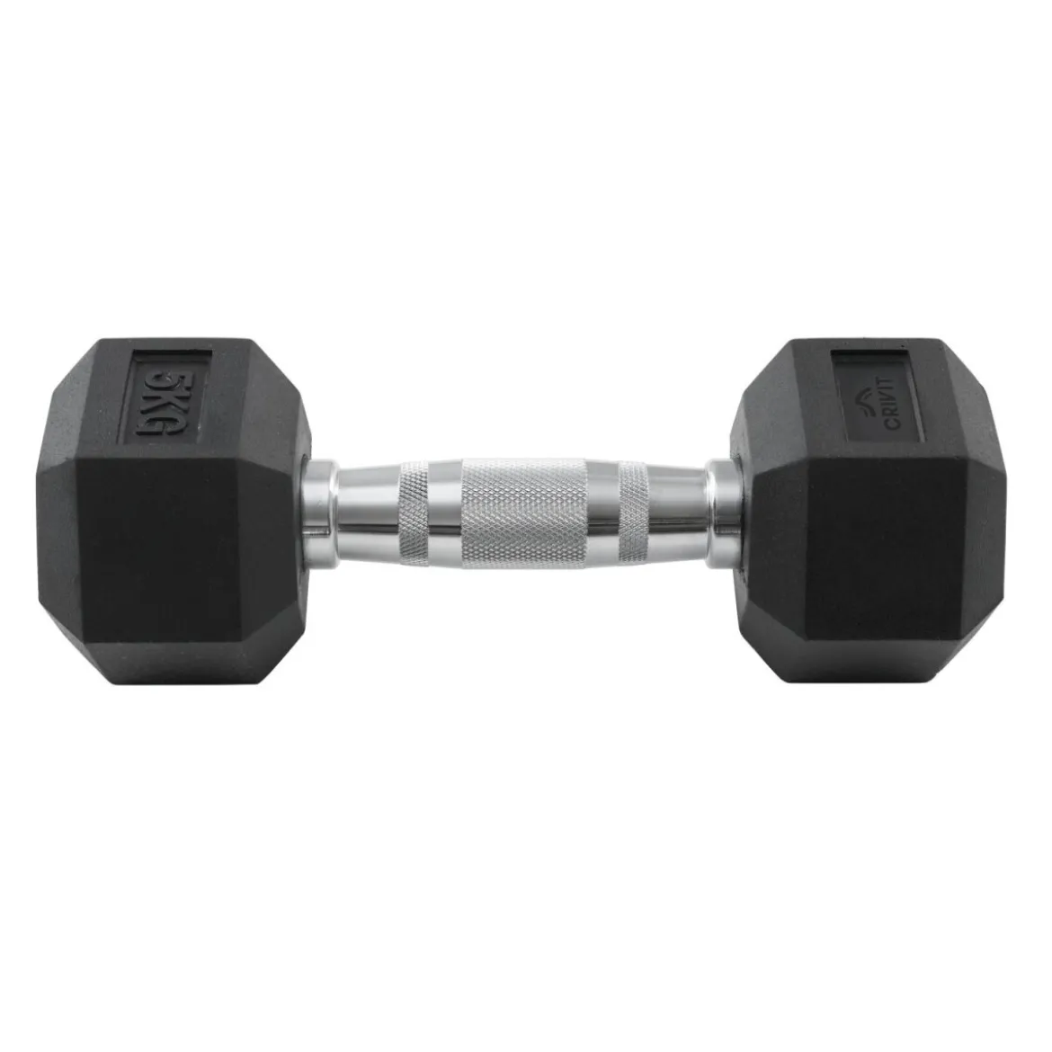 CRIVIT Hexagon-Kurzhantel, 5 kg - B-Ware sehr gut