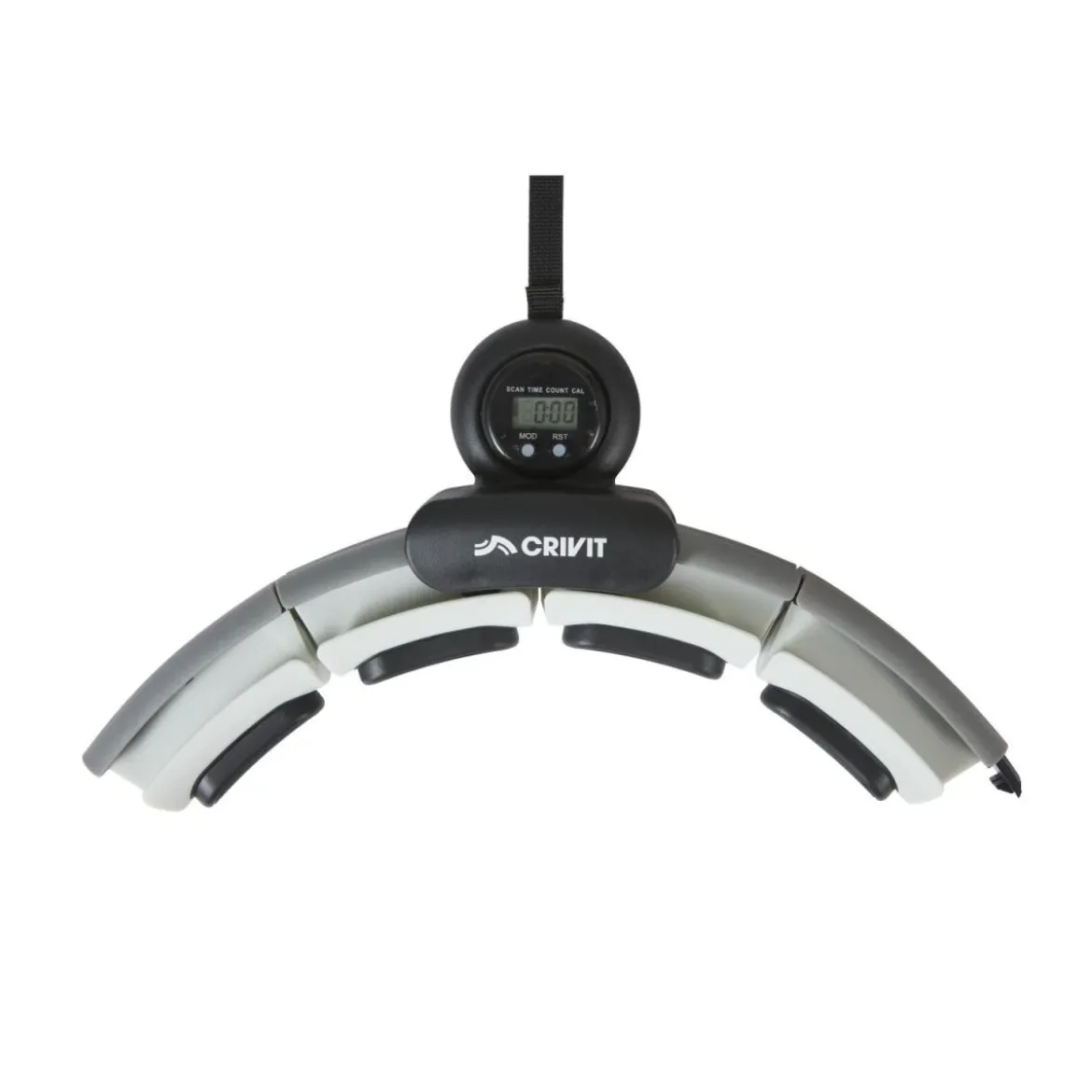 CRIVIT Hula-Hoop-Reifen mit Gewicht, mit LED-Display und Zählfunktion - B-Ware