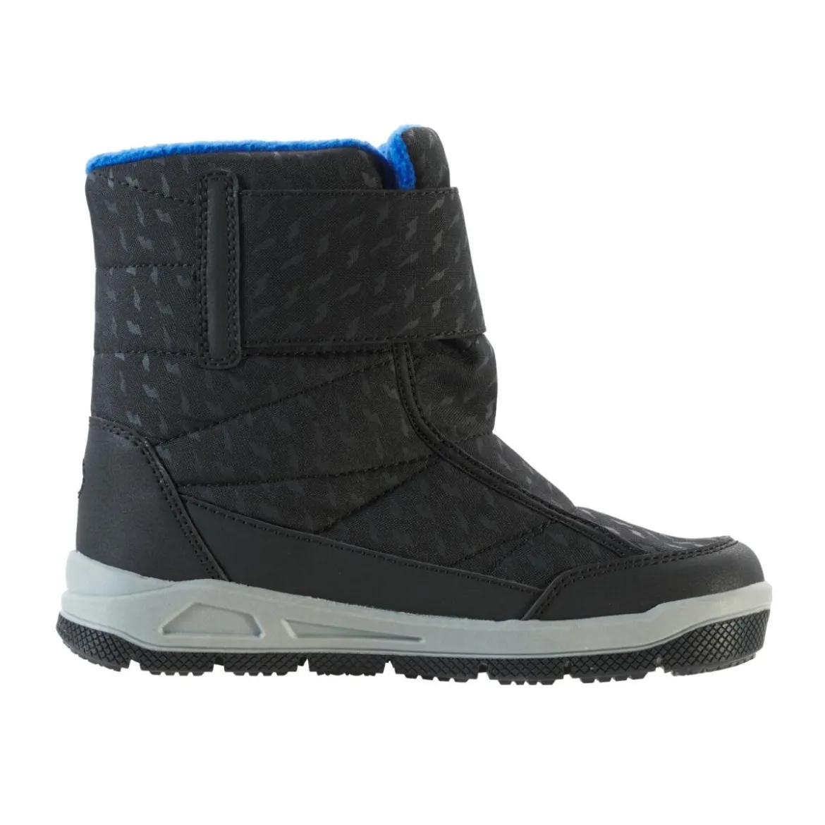 CRIVIT Kinder-Schneestiefel, 34, schwarz/blau - B-Ware neuwertig
