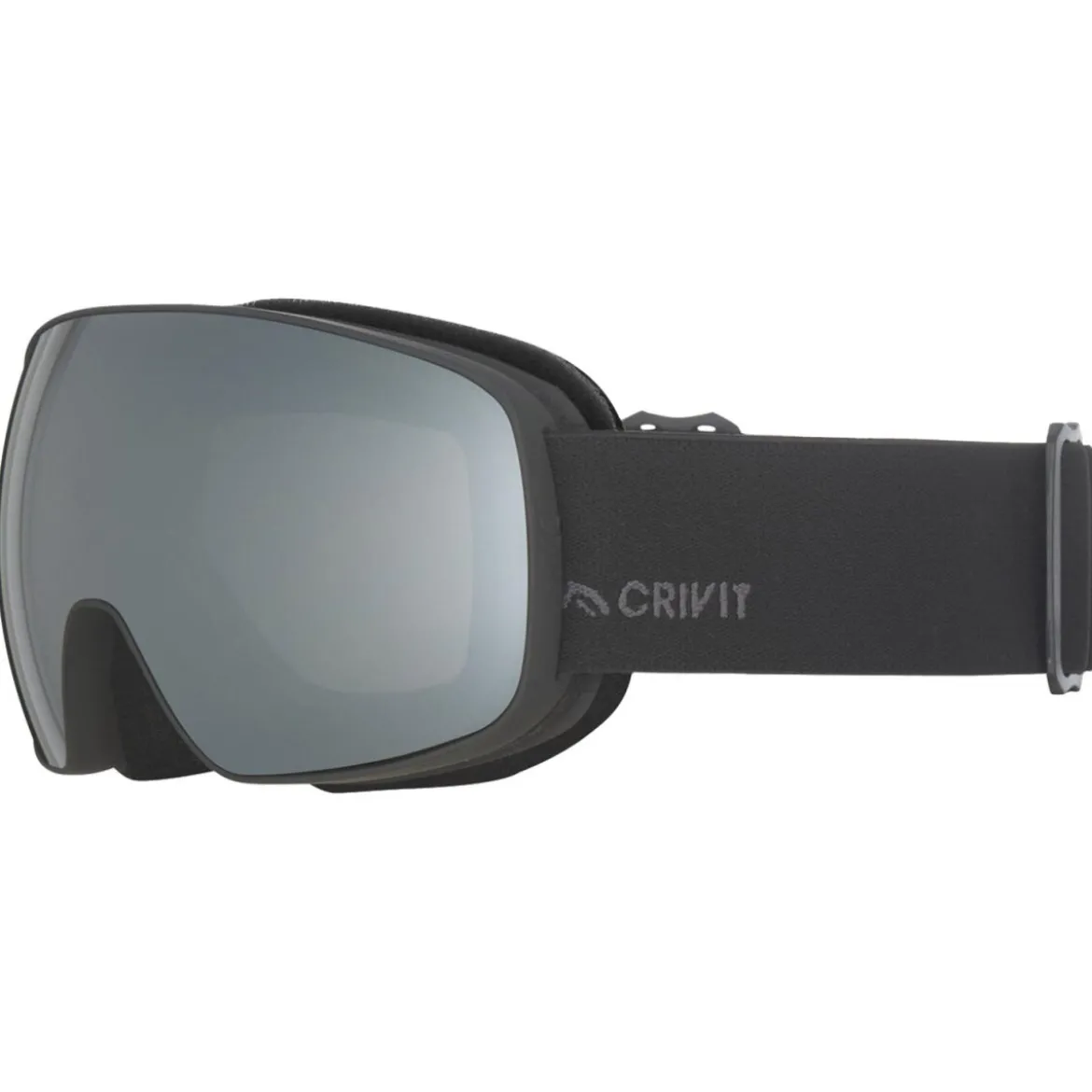 CRIVIT Kinder Ski- und Snowboardbrille (Rahmenlos, schwarz) - B-Ware sehr gut
