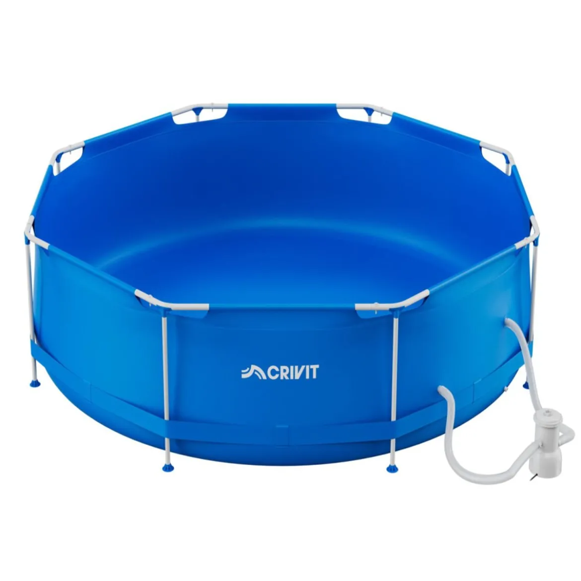 CRIVIT Metal-Frame-Pool, Ø 300 cm - B-Ware neuwertig