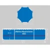 CRIVIT Metal-Frame-Pool, Ø 300 x H 76 cm, inkl. Filterpumpe - B-Ware