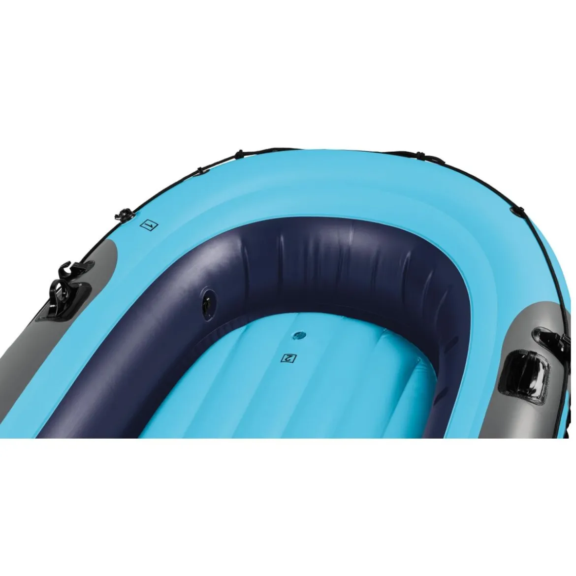 CRIVIT Schlauchboot, mit umlaufender Sicherheitsschnur, blau - B-Ware sehr gut