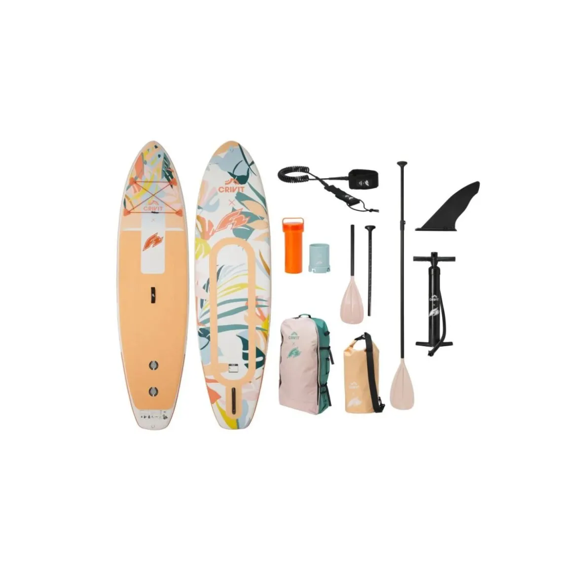 CRIVIT X F2 SUP, Allround, Doppelkammer, Einsteiger, 150 kg - B-Ware
