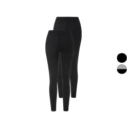 Damen Leggings, 2 Stück, mit Bio-Baumwolle - B-Ware