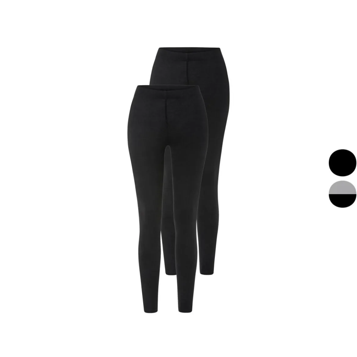 Damen Leggings, 2 Stück, mit Bio-Baumwolle - B-Ware