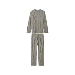 Dr. Seuss Grinch Herren-Pyjama, M, grau - B-Ware neuwertig