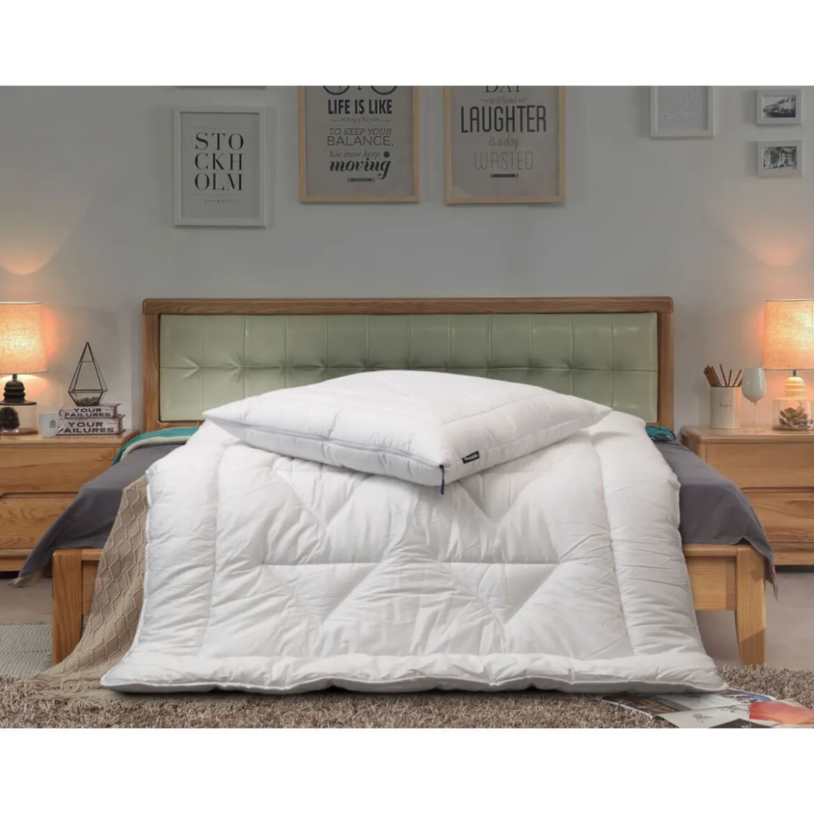 Dunlopillo Premium Winter-Bettdecke »Life«, mit funktionalem Aqua-Clean-Gewebe - B-Ware
