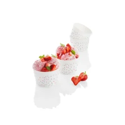 ERNESTO® Eisbecher- Waffelbecher-Set Trinkbecher-Set, BPA-frei - B-Ware