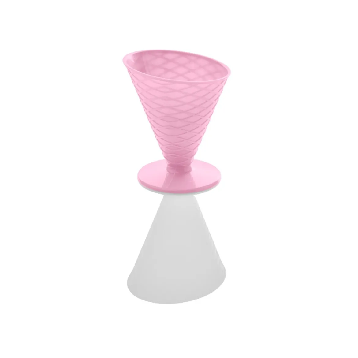 ERNESTO® Eisbecher- Waffelbecher-Set Trinkbecher-Set, BPA-frei - B-Ware