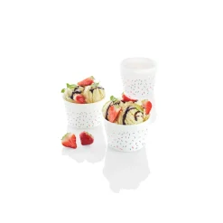 ERNESTO® Eisbecher- Waffelbecher-Set Trinkbecher-Set, BPA-frei - B-Ware