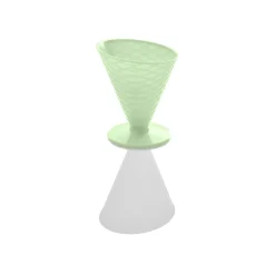 ERNESTO® Eisbecher- Waffelbecher-Set Trinkbecher-Set, BPA-frei - B-Ware