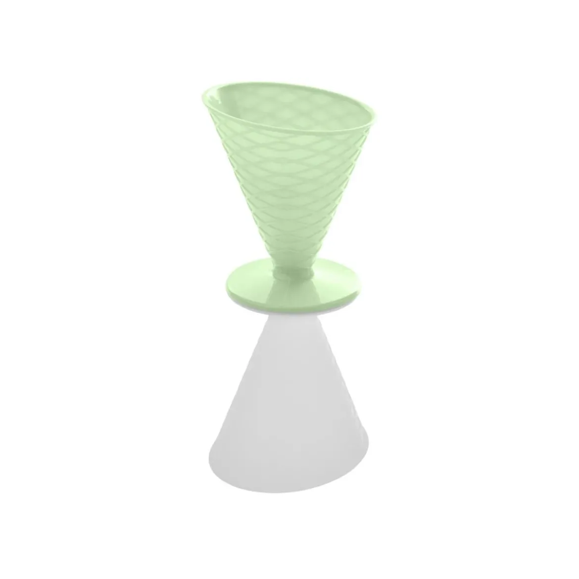 ERNESTO® Eisbecher- Waffelbecher-Set Trinkbecher-Set, BPA-frei - B-Ware