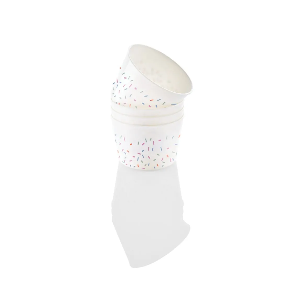 ERNESTO® Eisbecher- Waffelbecher-Set Trinkbecher-Set, BPA-frei - B-Ware