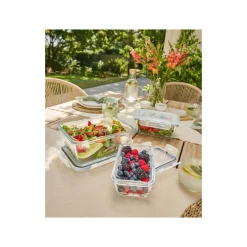 ERNESTO® Glas-Frischhaltedosen, 3-teilig - B-Ware