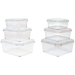 ERNESTO® Glas-Frischhaltedosen, 3-teilig - B-Ware