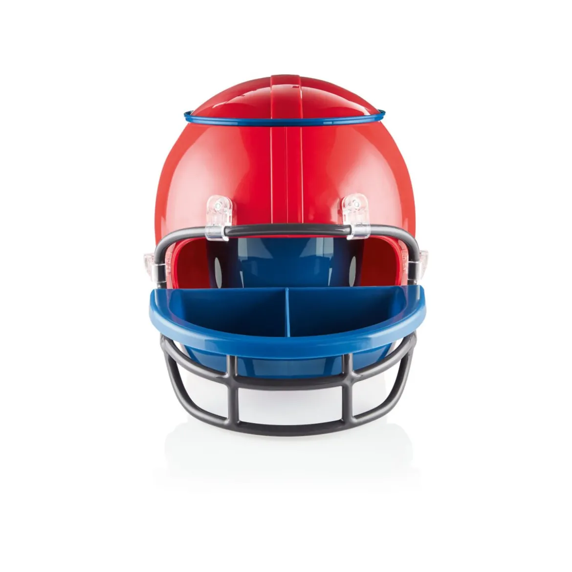 ERNESTO® Snackhelm, Football-Helm-Optik, herausnehmbare Behälter (rot) - B-Ware sehr gut