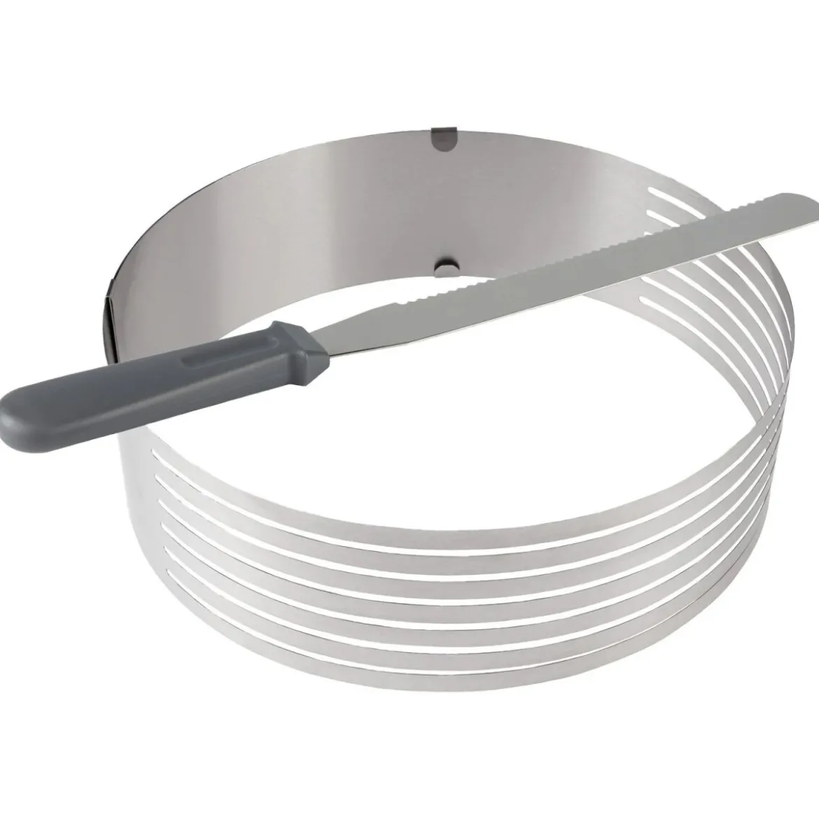ERNESTO® Tortenbodenheber/ Kuchenschneidhilfe inkl. Messer (Kuchenschneidhilfe) - B-Ware sehr gut