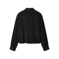 esmara® Cord-Overshirt, für Damen, S, schwarz - B-Ware neuwertig