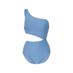 esmara® Damen Badeanzug mit herausnehmbaren Pads (blau, 40) - B-Ware neuwertig