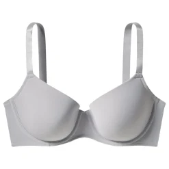 ESMARA Damen Bügel-BHs, 2 Stück, 110D, marineblau/grau - B-Ware neuwertig