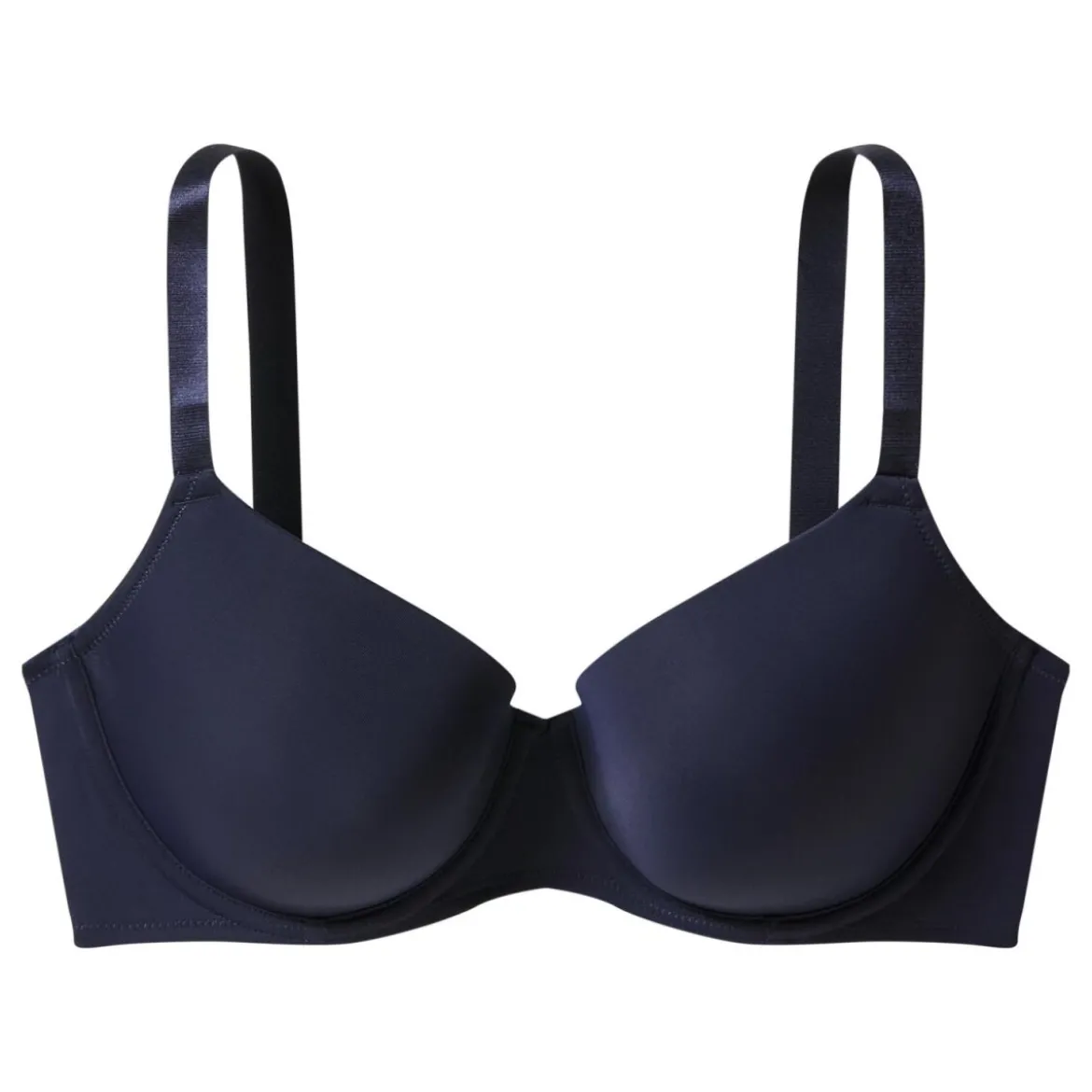 ESMARA Damen Bügel-BHs, 2 Stück, 110D, marineblau/grau - B-Ware neuwertig