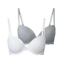 esmara® Damen Bügel-BHs, 2 Stück, gepaddete Cups - B-Ware