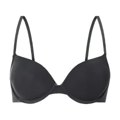 esmara® Damen-Bügel-BHs, 2 Stück, mit gepaddeten Cups, 80B, schwarz/beige - B-Ware sehr gut