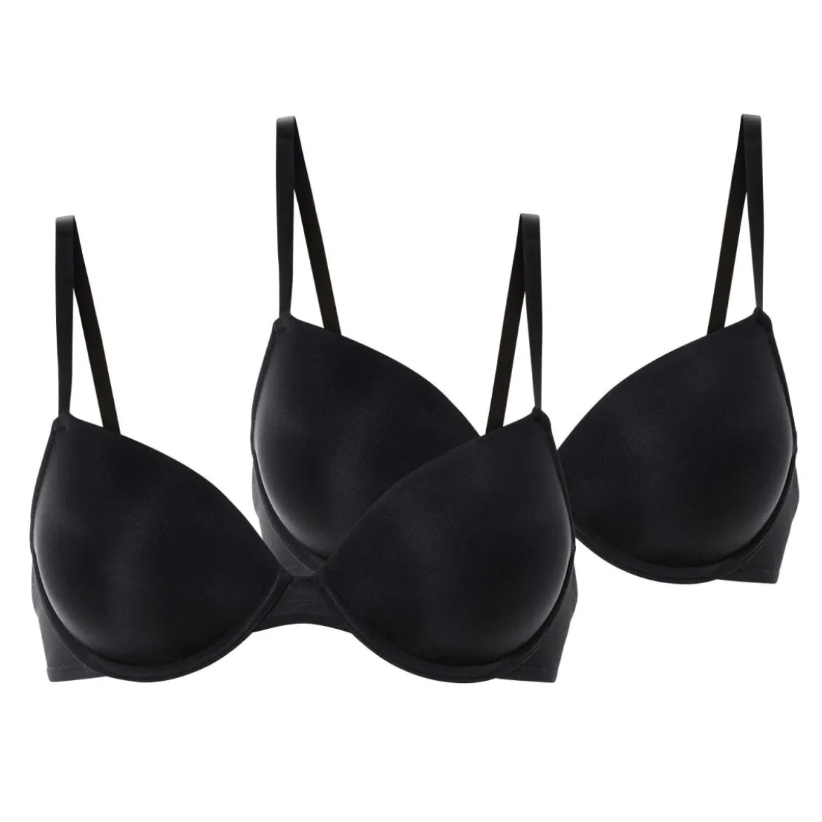 esmara® Damen Bügel BHs, 2-Stück mit verstellbaren Trägern - B-Ware