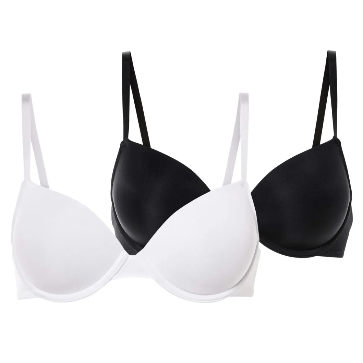 esmara® Damen Bügel BHs, 2-Stück mit verstellbaren Trägern - B-Ware
