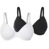 esmara® Damen Bügel-BH, 2 Stück, 90D, schwarz/weiß - B-Ware neuwertig